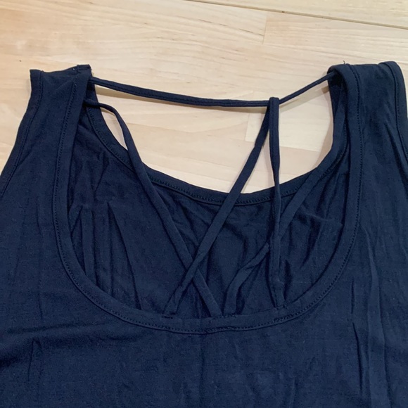 Vie Active black XL Tally Tank. Super soft. NWT. Yoga Club. - Picture 2 of 6